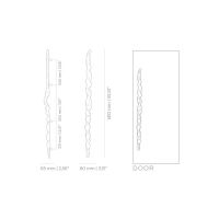 Ручка-скоба PullCast Sonoran EA1040 схема
