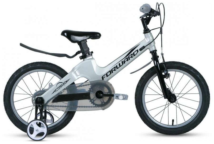 Детский велосипед FORWARD Cosmo 16 2.0 (16" 1 ск.) Серый (1BKW1K7C1011)