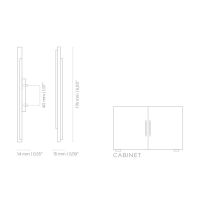 Мебельная ручка PullCast Skyline CM3001 схема