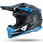 UFO Intrepid Helmet Black/Blue шлем для мотокросса, черно-синий