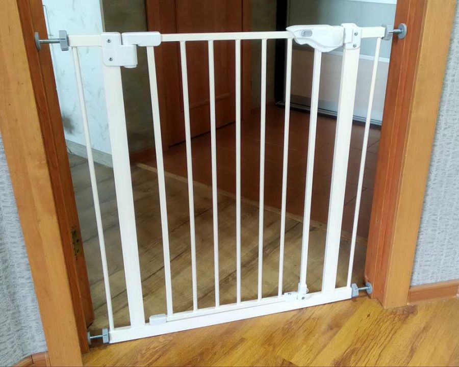 Ворота безопасности 73х80 (dg11) перегородка  барьер без сверления стен Baby Safe