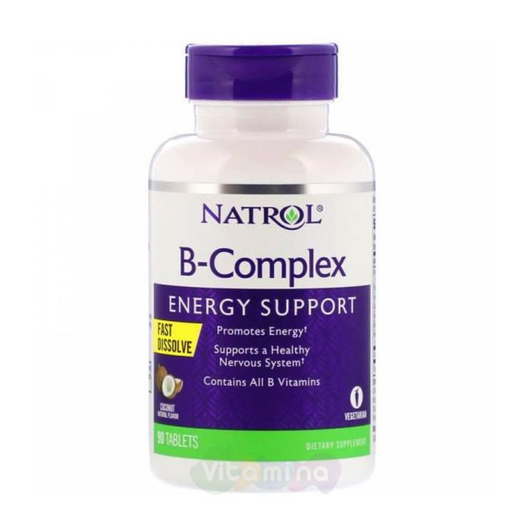 Natrol B-Complex Комплекс витаминов группы В, 90 табл.