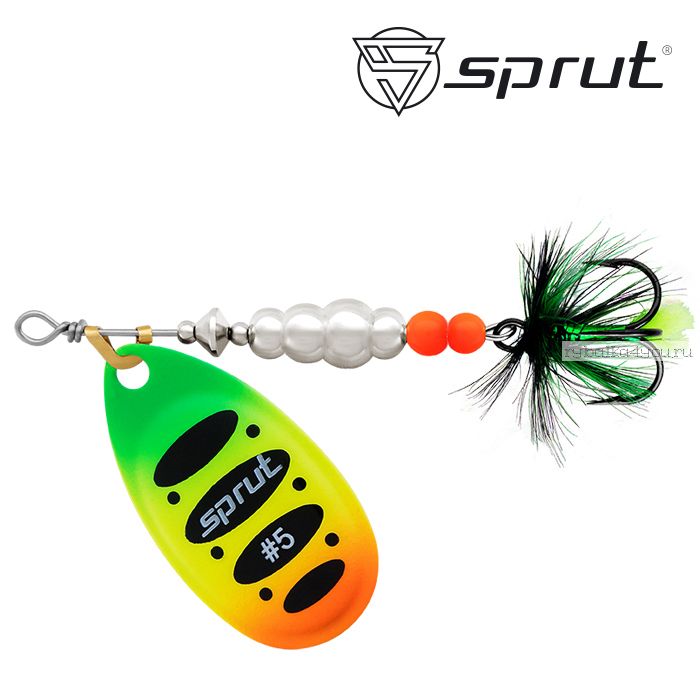 Блесна Вращающаяся "Sprut" Alba Ball System Spinner #5 (19g/FTL)
