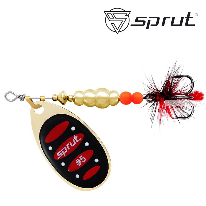 Блесна Вращающаяся "Sprut" Alba Ball System Spinner #5 (19g/GBKR)