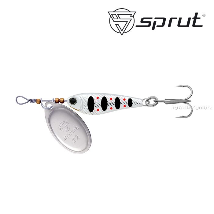 Блесна Вращающаяся "Sprut" Alpina Classic Spinner #2 (9g/STR-S)