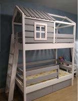 Кровать-домик двухъярусная Standard №19А, любые размеры