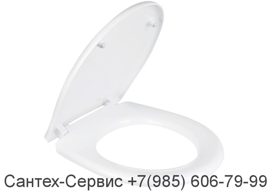1.WH10.6.914 Сиденье Santek  Анимо (дюропласт) с металлическим креплением