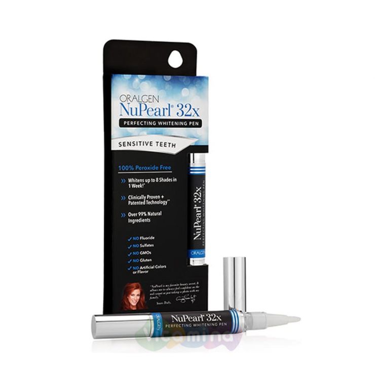 Oralgen Отбеливающая ручка для чувствительных зубов NuPearl.32x Perfecting Whitening Pen Sensitive Teeth (100% Eroxide-Free)