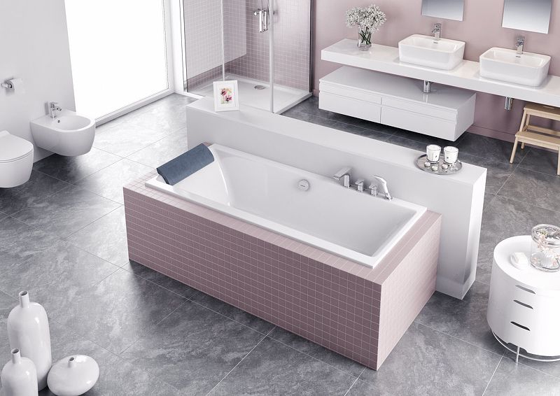 Акриловая ванна Excellent Pryzmat Slim 180x80 WAEX.PRY18WHS без гидромассажа схема 5