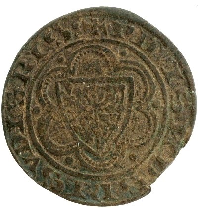Флоретта 1380-1422 Франция Карл VI Безумный XF
