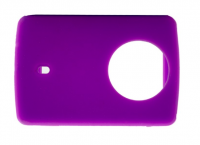 Защитный кейс + крышка на объектив для  Xiaomi Yi 2 4K XRS-XM56 ( Силикон / Фиолетовый)