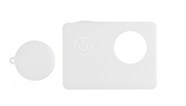 Мягкий силиконовый чехол для экшн-камеры Sj5000 (Белый)