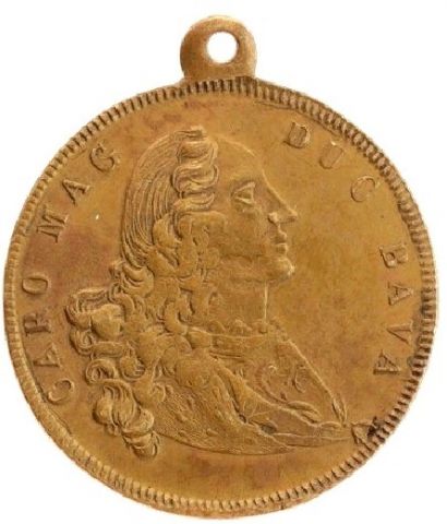 медаль 1743 Бавария Карл VII AUNC