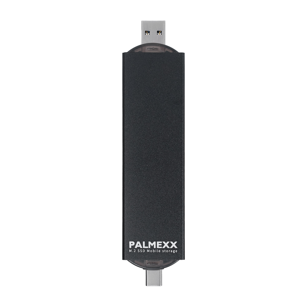 Корпус PALMEXX для M.2 M-key NVMe SATA SSD с подключением в USB/USBC 3.0 5Gbps