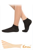 Носки спортивные чёрные, укороченный паголенок, размер 18-20 (30-33).