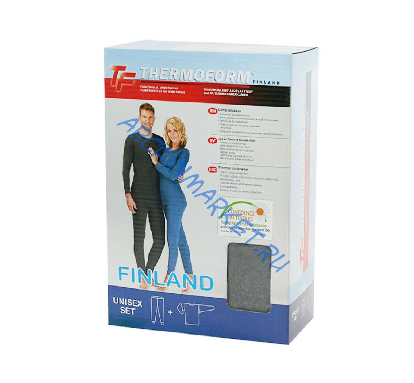 Термобелье THERMOFORM Plain Thermal Set Antrasit