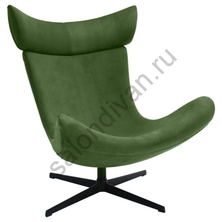Кресло IMOLA зеленый, искусственная замша