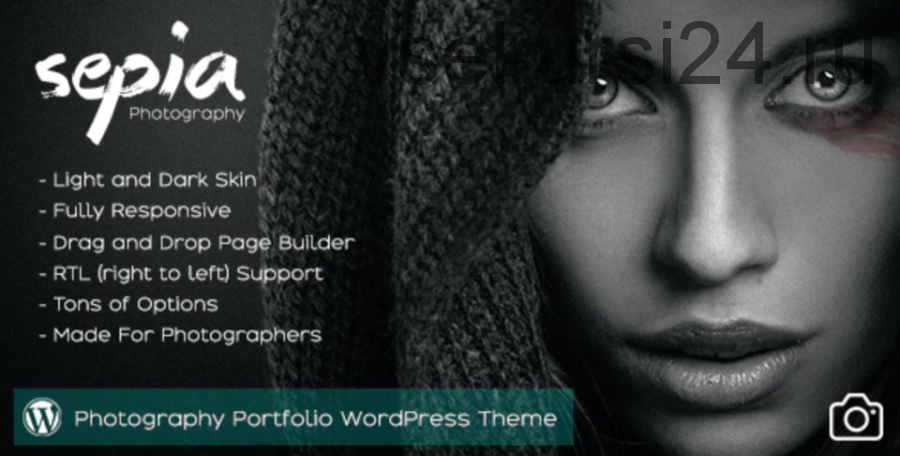 [themeforest] Sepia - Photography Portfolio WordPress Theme