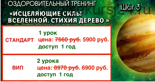 Исцеляющие силы Вселенной. Стихия дерево Блок ВИП (Владимир Осипов)