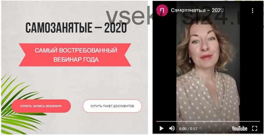 Самозанятые - 2020 + Пакет документов (Лидия Васильева, Лина Залевская)
