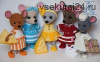 Мышка Верочка с тремя комплектами одежды (Валентина Никитина)