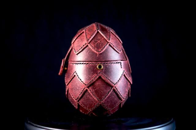 [Paintyee] Кожаный кошелек «Яйцо дракона»