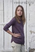 [knitterra] Детский свитер Easy Cables Round Yoke Sweater (Татьяна Мулокас)