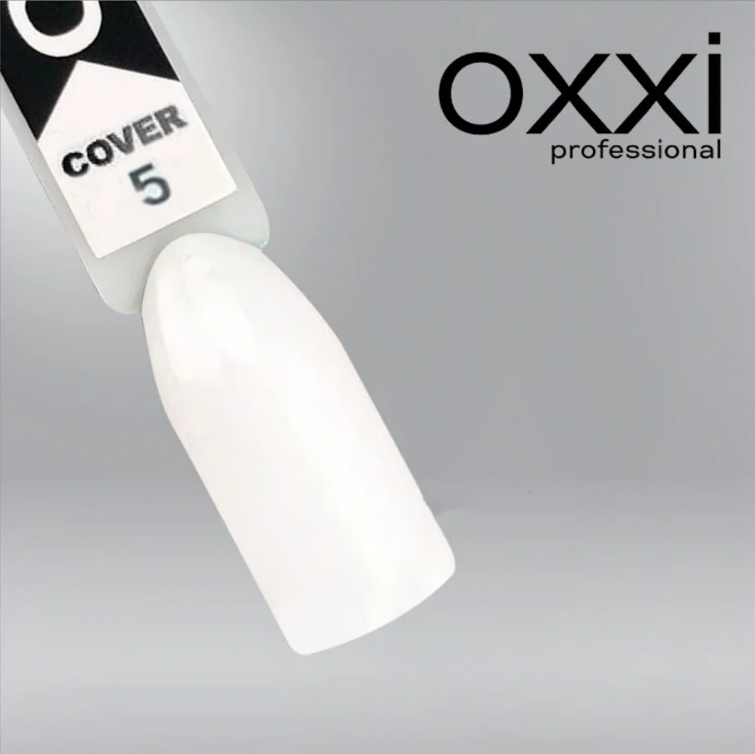 Камуфлирующая база для гель-лака Oxxi Professional Cover Base Coat 5 белая, 10мл