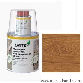 Масло для древесины 2 - компонентное Osmo 2K HOLZ-OL Вишня прозрачное 6116 1 л