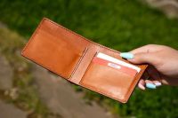 Classic wallet (brown/ red)