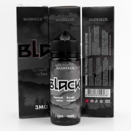 Жидкость MAXWELLS BLACK [ 120 мл. 3мг ]