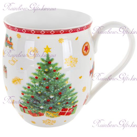 Чашка новогодняя 450 мл "Christmas tree"