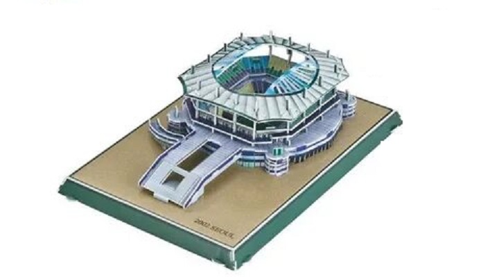 Конструктор 3D пазл Сеульский футбольный стадион 63 детали