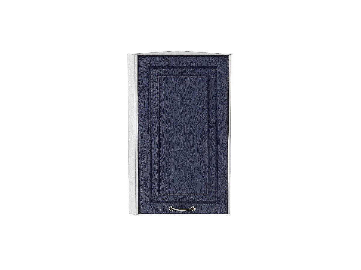 Шкаф верхний торцевой Ницца ВТ300 дуб синий