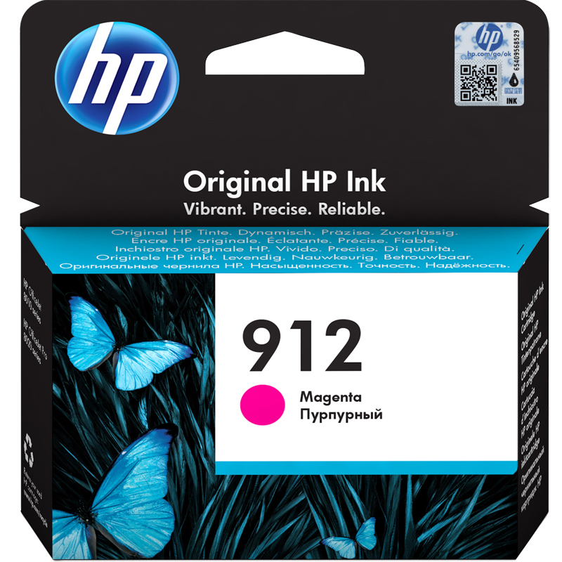 Картридж HP 912 Струйный Пурпурный 315стр, 3YL78AE