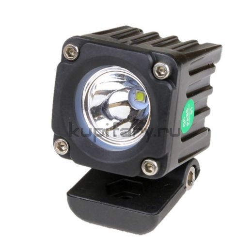 Квадратная светодиодная фара mini 10W 1 led Cree дальнего света 4 см 12-24 вольт