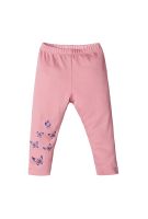 922.002.022 брюки розовые для девочки с синими бабочками Goldy