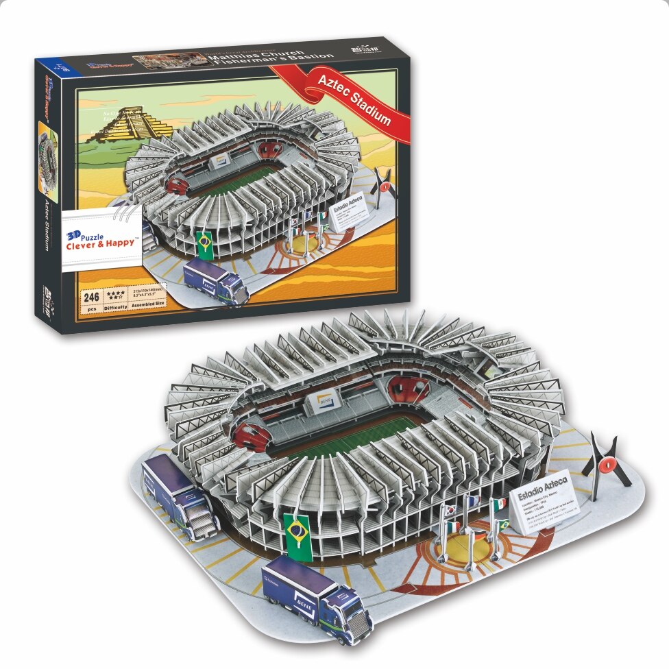 Конструктор 3D Puzzle Ацтека стадион Мексика 246 деталей