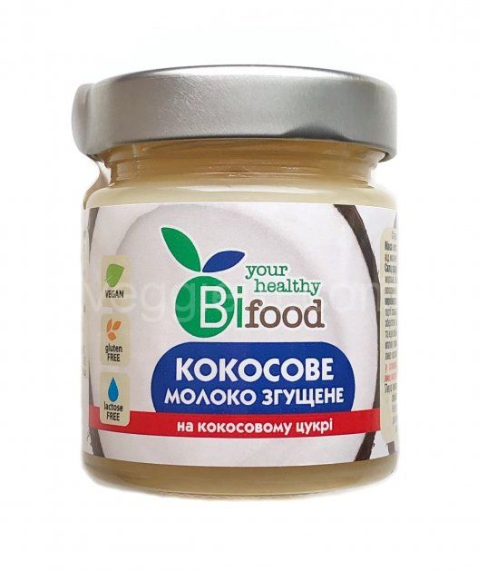 Кокосовое сгущенное молоко на кокосовом сахаре Bio Food, 240 грамм