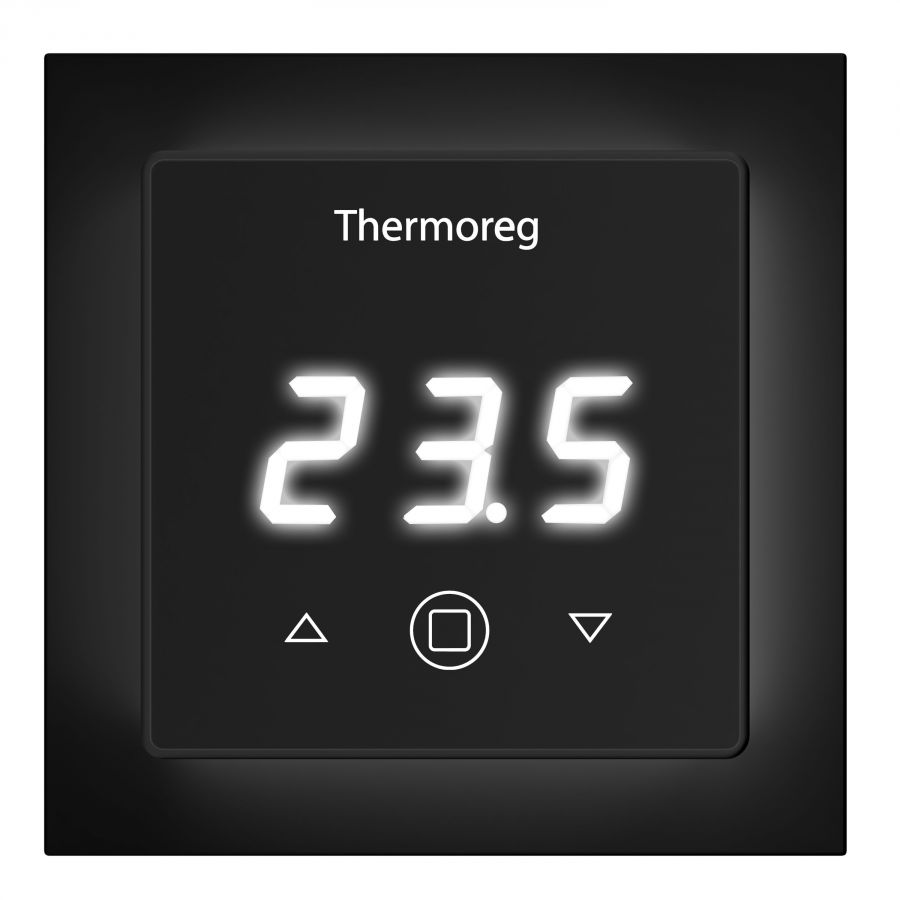 Сенсорный терморегулятор для теплого пола Thermo Thermoreg TI-300 Black 16 А/3600 Вт