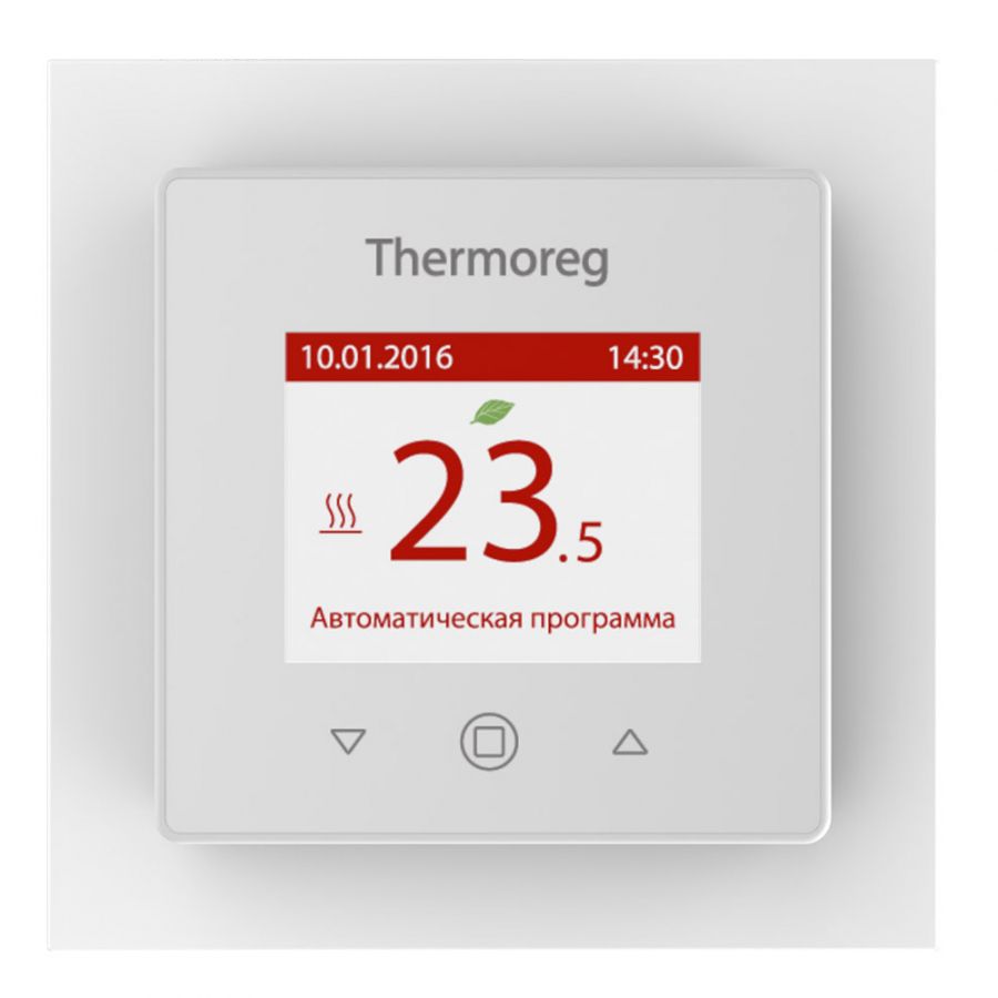 Сенсорный терморегулятор для теплого пола Thermo Thermoreg TI-970 White 16 А/3600 Вт
