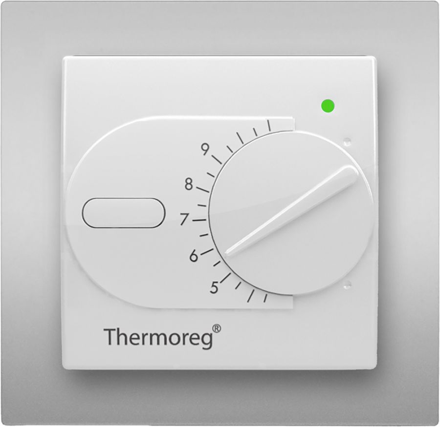 Терморегулятор для теплого пола Thermo Thermoreg TI-200 Color SE Silver 16 А/3600 Вт