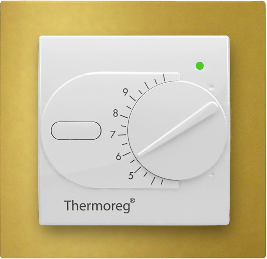 Терморегулятор для теплого пола Thermo Thermoreg TI-200 Color SE Gold 16 А/3600 Вт