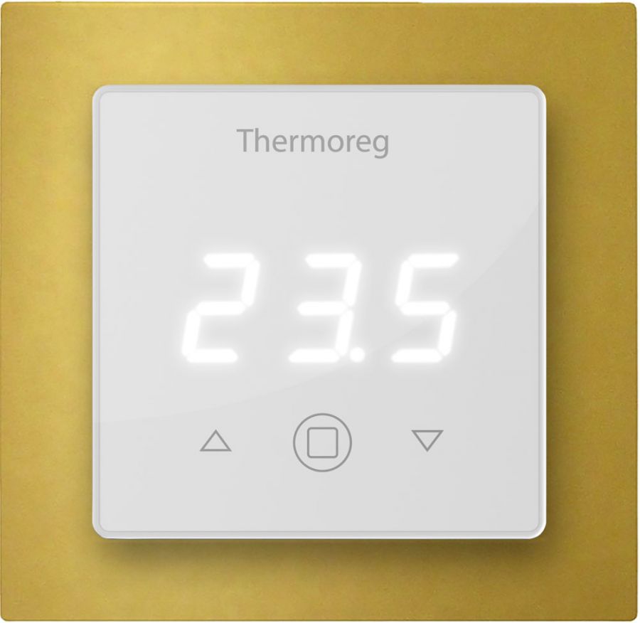 Сенсорный терморегулятор для теплого пола Thermo Thermoreg TI-300 Color SE Gold 16 А/3600 Вт