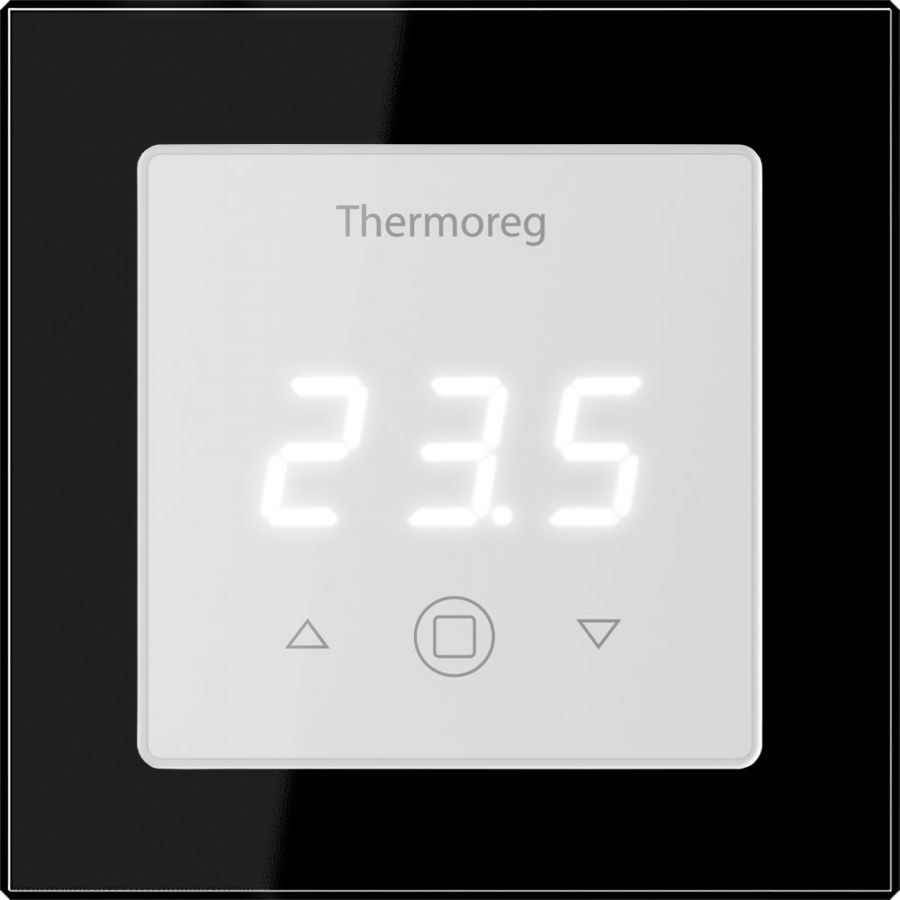 Сенсорный терморегулятор для теплого пола Thermo Thermoreg TI-300 Color SE Black 16 А/3600 Вт