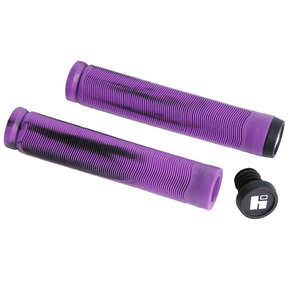 Грипсы HIPE H01 Duo фиолетовый/черный