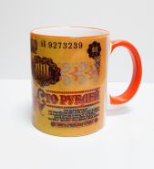 Кружка СССР 100 рублей (керамика)