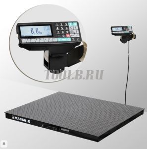 Масса-М 4D-PM-15/15-1000-RP Весы платформенные электронные с печатью этикеток