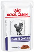 ROYAL CANIN Mature Consult Диетический корм для котов и кошек старше 7 лет, не имеющих видимых признаков старения, кусочки в соусе (85 гр)