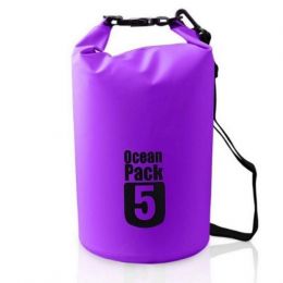 Водонепроницаемая сумка Ocean Pack, 5 л, цвет Фиолетовый